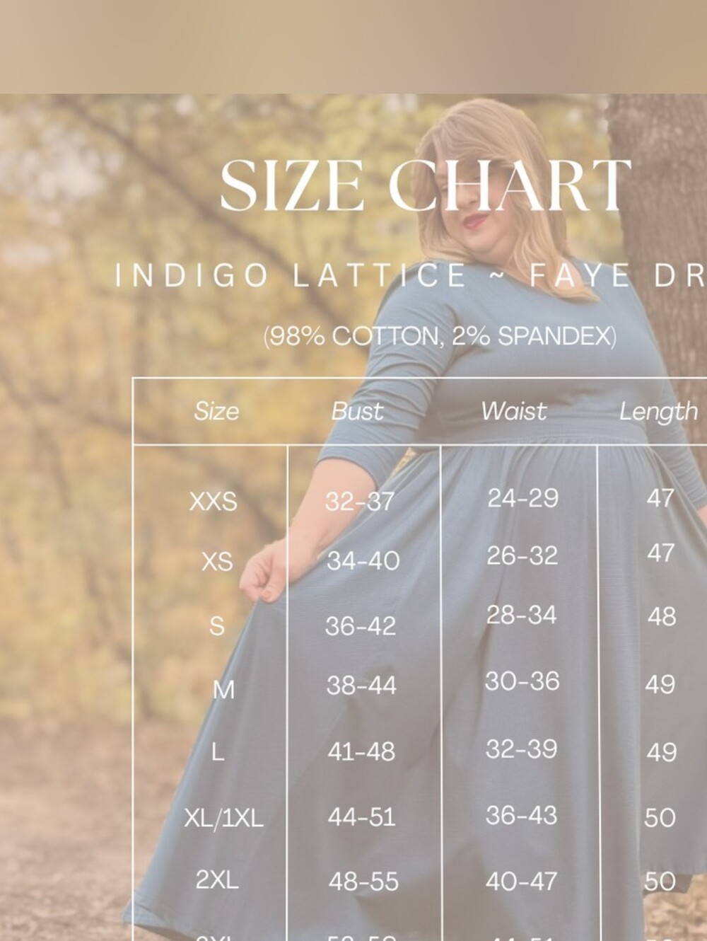 Super Cute Dresses Indigo Lattice Faye L Non-nursing NWT - Picture 4 of 4